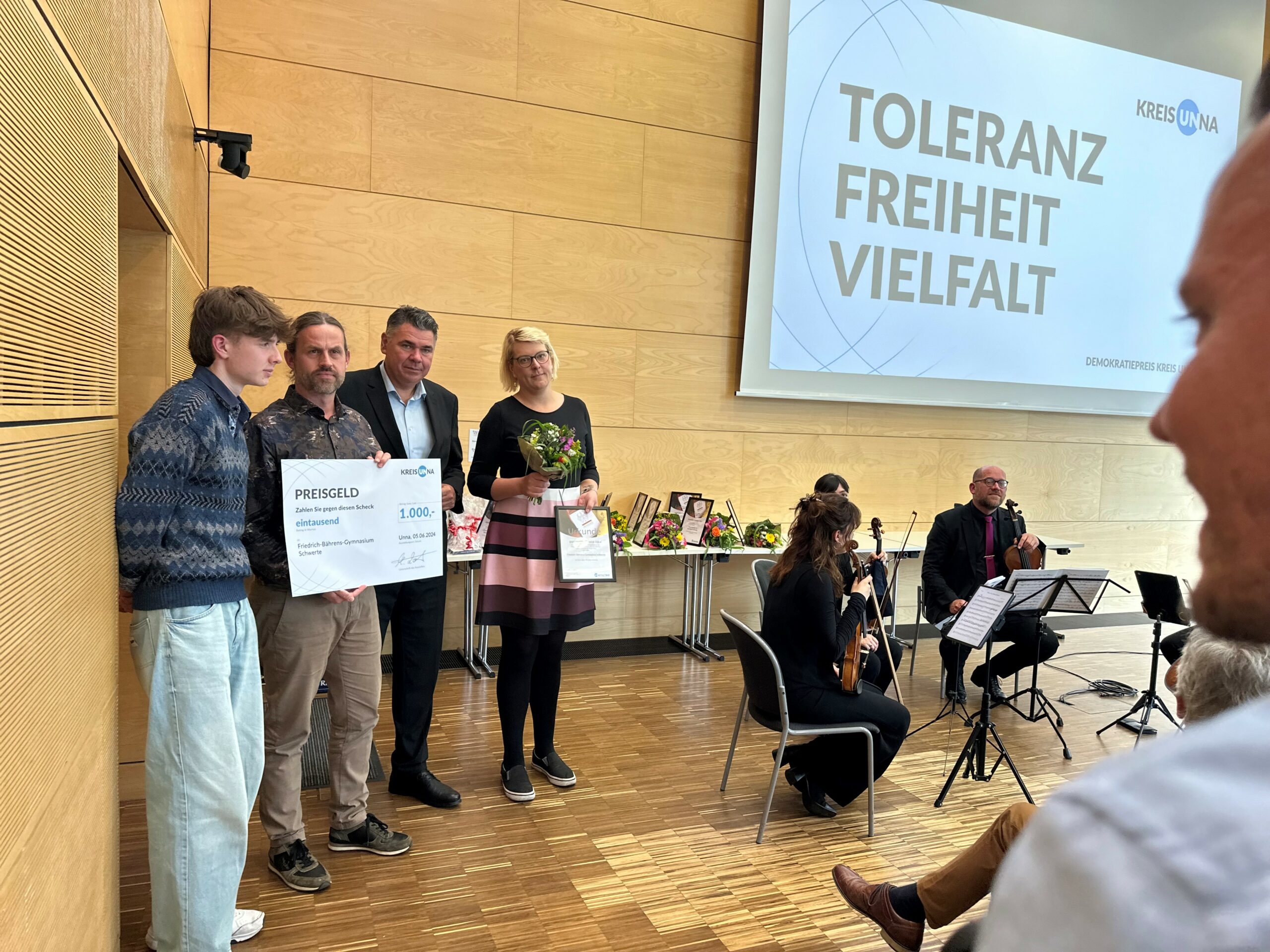 Verleihung des Demokratiepreis Kreis Unna